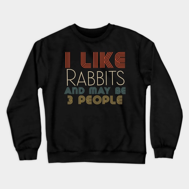 rabbits Crewneck Sweatshirt by Design stars 5